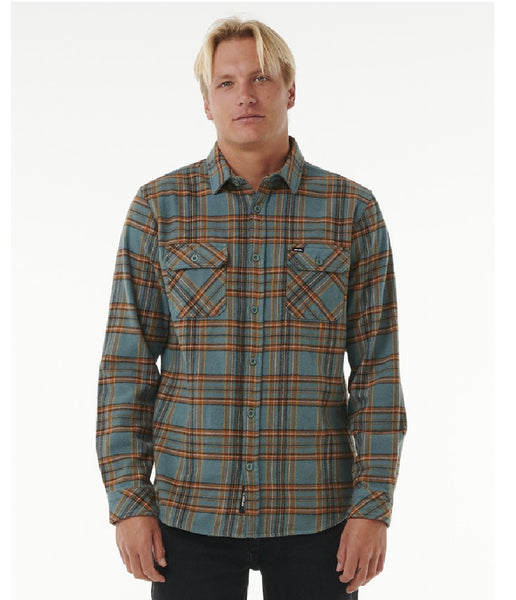 MEN'S GRIFFIN FLANNEL SHIRT - BLUESTONE