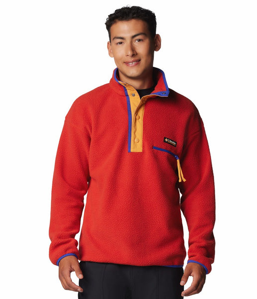 MEN'S HELVETIA II HALF SNAP FLEECE - SAIL RED