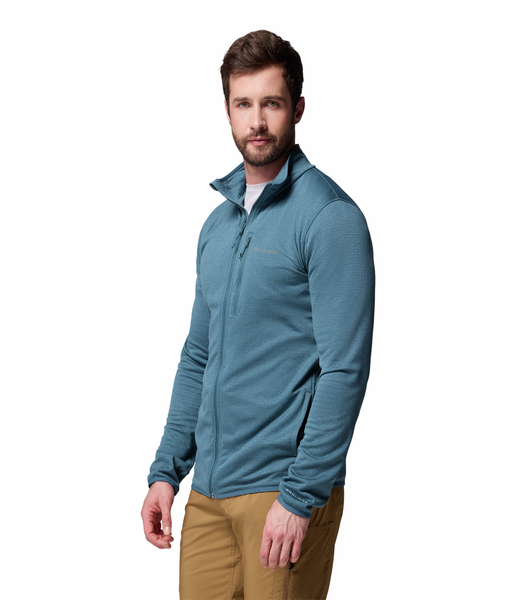 ESSENTIAL HIKE™ GRID FLEECE FULL ZIP MEN'S - EVERBLUE