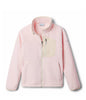 KID'S UNISEX FAST TREK IV FLEECE FULL ZIP - SATIN PINK, CHALK (AGES 4 -8)