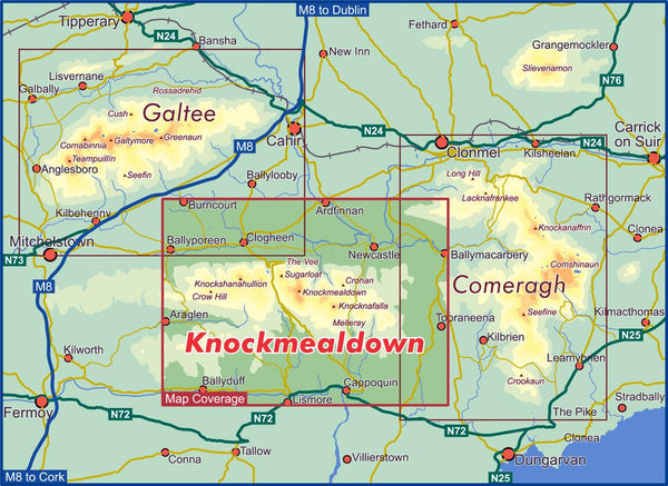 KNOCKMEALDOWN 1:25,000 SCALE MAP - WATERPROOF AND NON-WATERPROOF – Wild ...