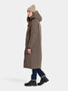 LEYA WOMENS PARKA LONG 4 - MOCHA BROWN