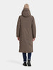 LEYA WOMENS PARKA LONG 4 - MOCHA BROWN