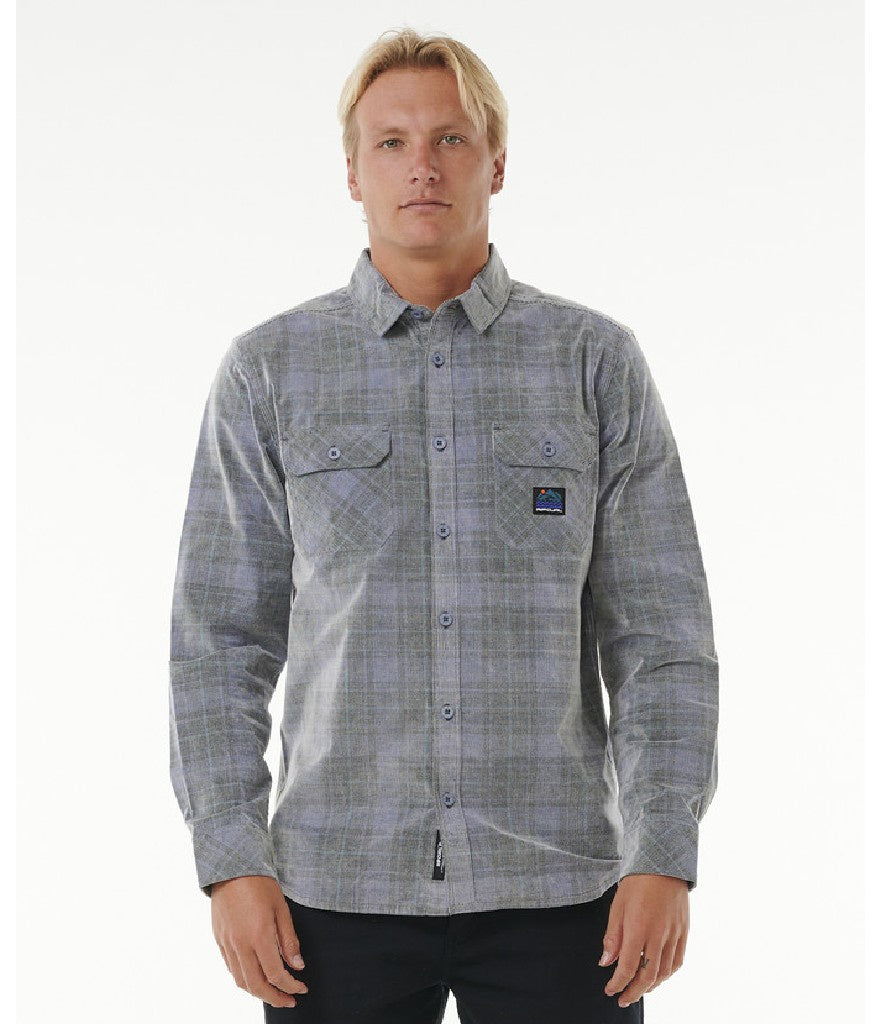 MEN'S SEARCH L/S CORD SHIRT - PURPLE HAZE