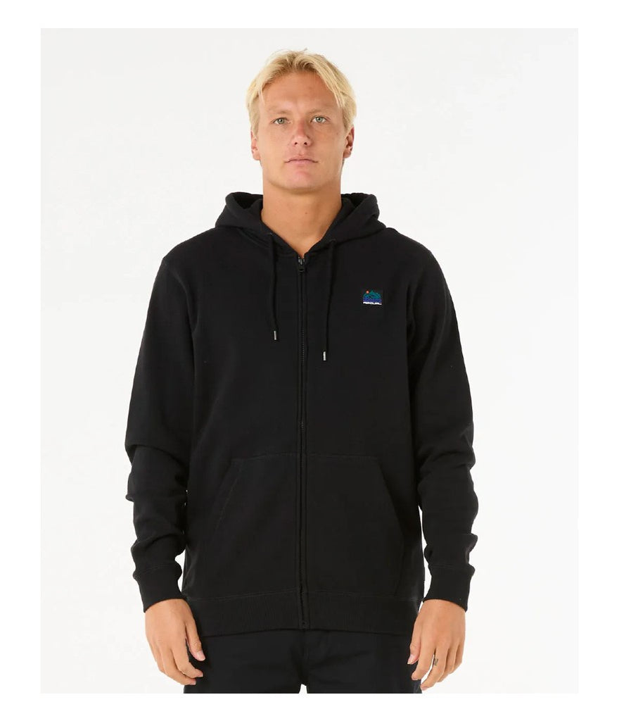 MEN'S SEARCH ZIP THRU HOOD - BLACK