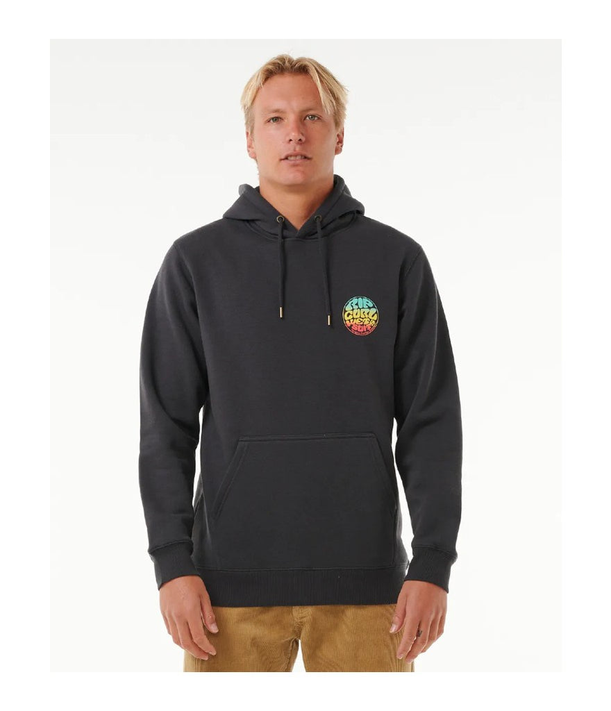 MEN'S WETSUIT ICON HOOD - WASHED BLACK