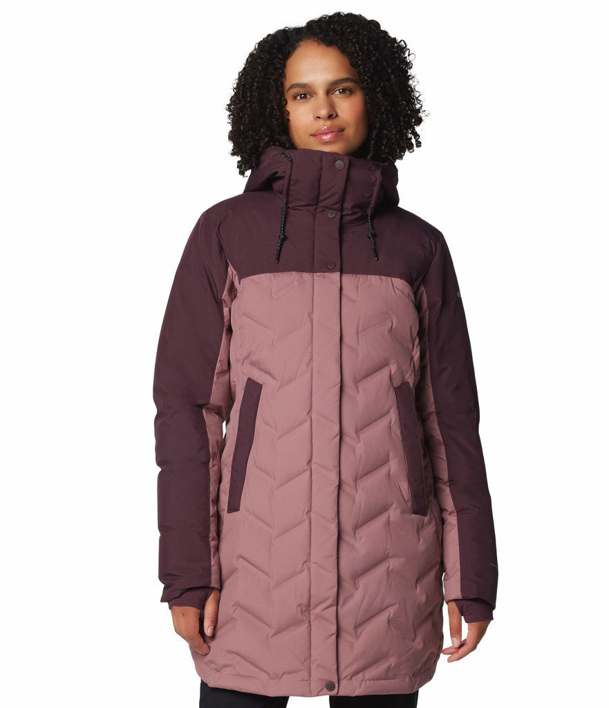 WOMEN'S MOUNTAIN CROO III MID DOWN JACKET - FIG, MOONVISTA