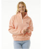 WOMEN'S FORTALEZA  HALF ZIP FLEECE - LIGHT PINK