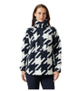 BLISS PILE WOMEN'S - NAVY HOUNDSTOOTH AOP