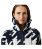 BLISS PILE WOMEN'S - NAVY HOUNDSTOOTH AOP