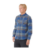 SEARCH WOOL FLANNEL MEN'S SHIRT - LIGHT NAVY