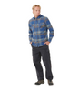 SEARCH WOOL FLANNEL MEN'S SHIRT - LIGHT NAVY