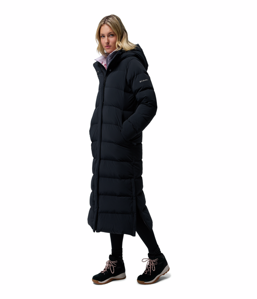 AMAZE PUFF™ LONG HOODED JACKET WOMEN'S - BLACK