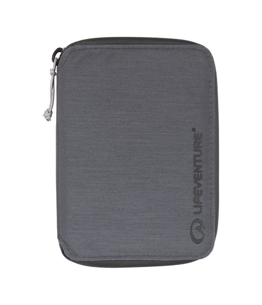 R-FID MINI TRAVEL WALLET RECYCLED - GREY