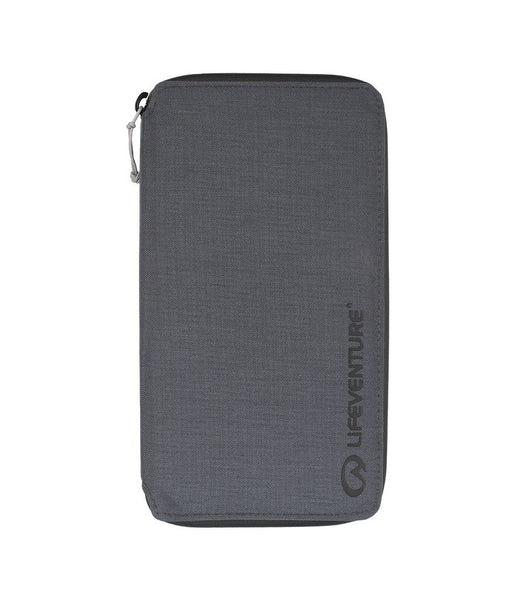 RFID TRAVEL WALLET RECYCLED GREY