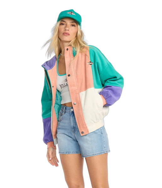SET THE TONE WOMEN'S JACKET - AQUA HAZE