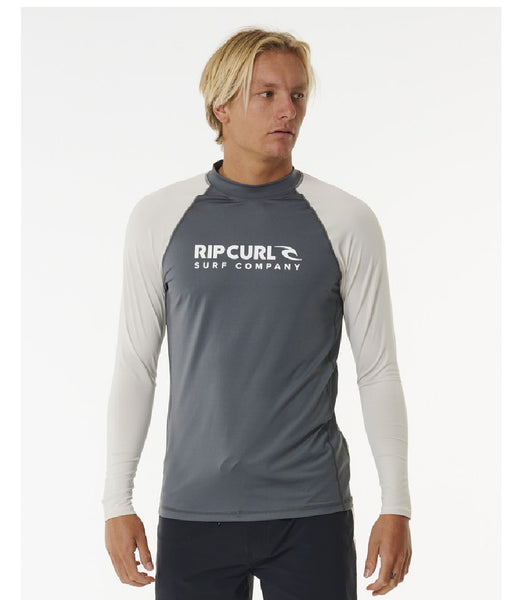 SHOCK UPF LONG SLEEVE RASH VEST - DARK GREY