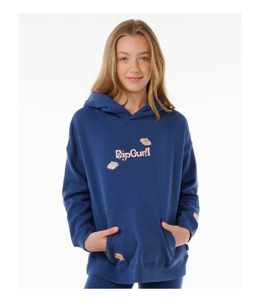 SUMMER SOLSTICE HOOD - GIRL - WASHED NAVY