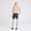 MULTI-SPORT MESH BOXER BRIEF WITH FLY - WHITE NOISE DAISY-BLACK