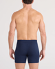 VIBE XTRA SOFT COMFORT BOXER BRIEF W/ FLY - DARK NAVY HEATHER