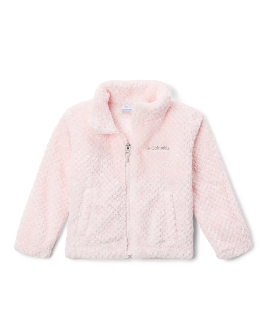 GIRL'S TODDLER FIRE SIDE SHERPA FULL ZIP - SATIN PINK