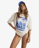 TRUE TIDES WOMEN'S SHORT SLEEVE TEE - SALT CRYSTAL