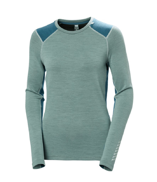 WOMEN'S LIFA MERINO MIDWEIGHT CREW BASELAYER - CACTUS