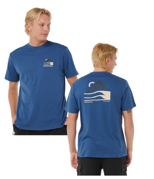 Rip Curl VaporCool Search Range Tee Men’s Light Navy