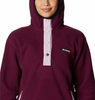 WOMEN'S ECHO HILLS SHERPA HOODIE - MARIONBERRY, AU