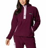 WOMEN'S ECHO HILLS SHERPA HOODIE - MARIONBERRY, AU