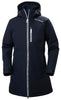 WOMEN'S LONG BELFAST WINTER JACKET - NAVY