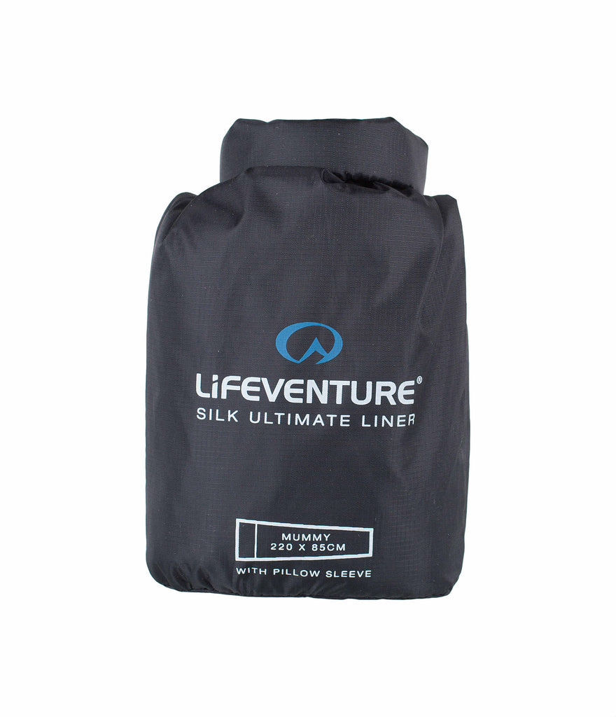ULTIMATE SILK LINER - MUMMY WITH PILLOW SLEEVE