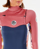 WOMEN'S DAWN PATROL 5/3 CHEST ZIP - SLATE ROSE