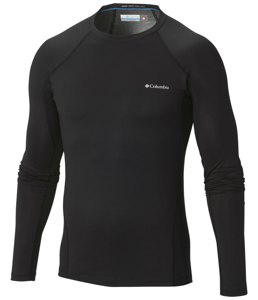 MIDWEIGHT STRETCH LONG SLEEVE TOP - BLACK