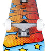 ROCKET COMPLETE SKATEBOARD BUBBLES MULTI 7.75 IN