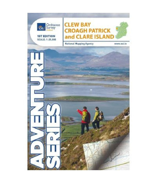 ADVENTURE SERIES CLEW BAY, CROAGH PATRICK AND CLARE ISLAND - 1:25000 SCALE MAP
