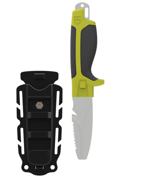 TANU DIVE AND RESCUE KNIFE - YELLOW