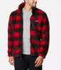 MEN'S WINTER PASS PRINT FLEECE FULL ZIP - MOUNTAIN RED CH