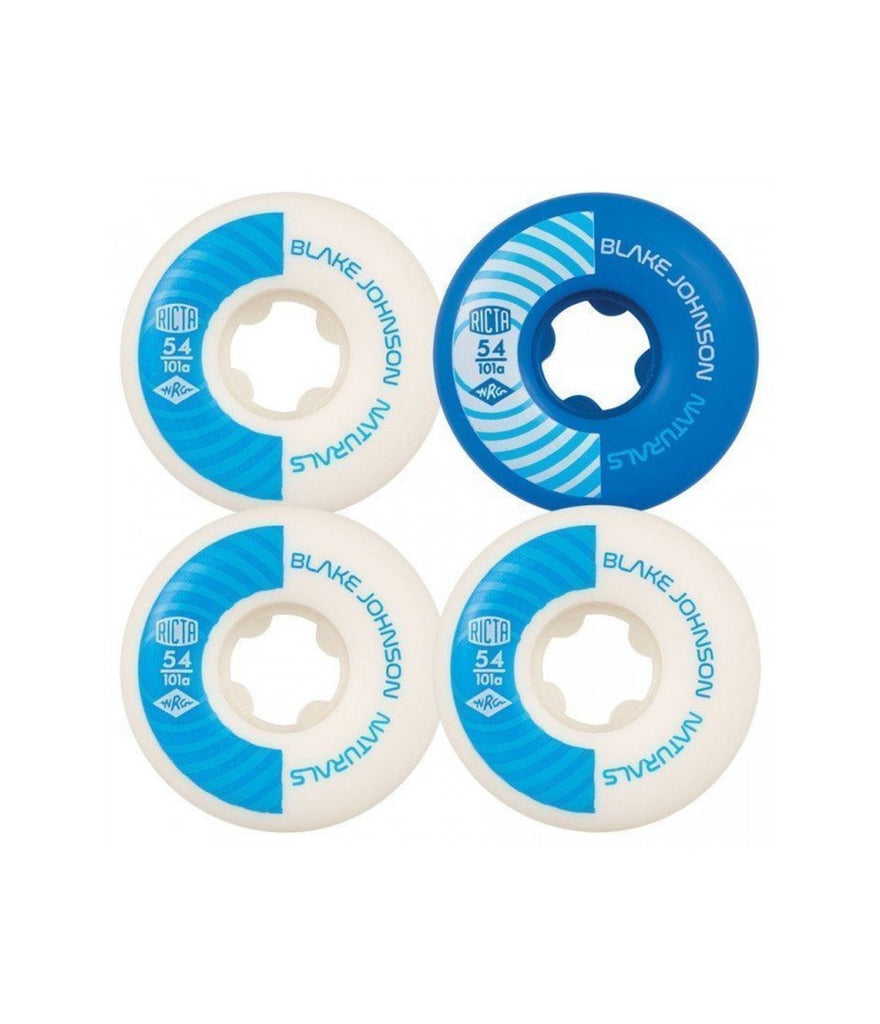RICTA WHEELS - NATURALS - JOHNSONS - WHITE AND BLUE - 54MM/101A