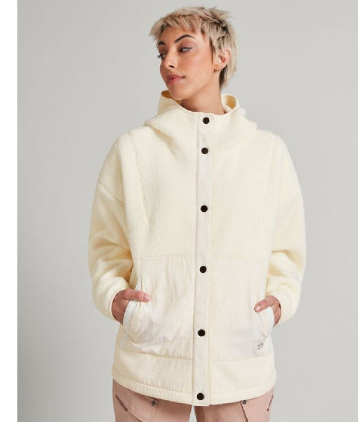 WOMEN'S CO-Z HIGH PILE JACKET - NATURAL