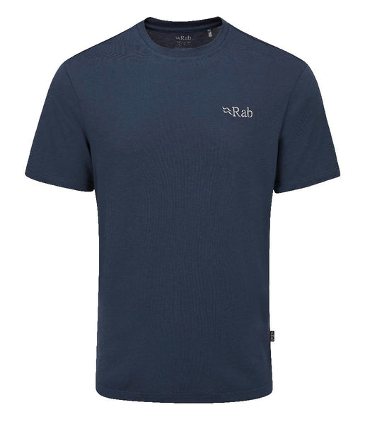 CRIMP LOGO TEE - TEMPEST BLUE