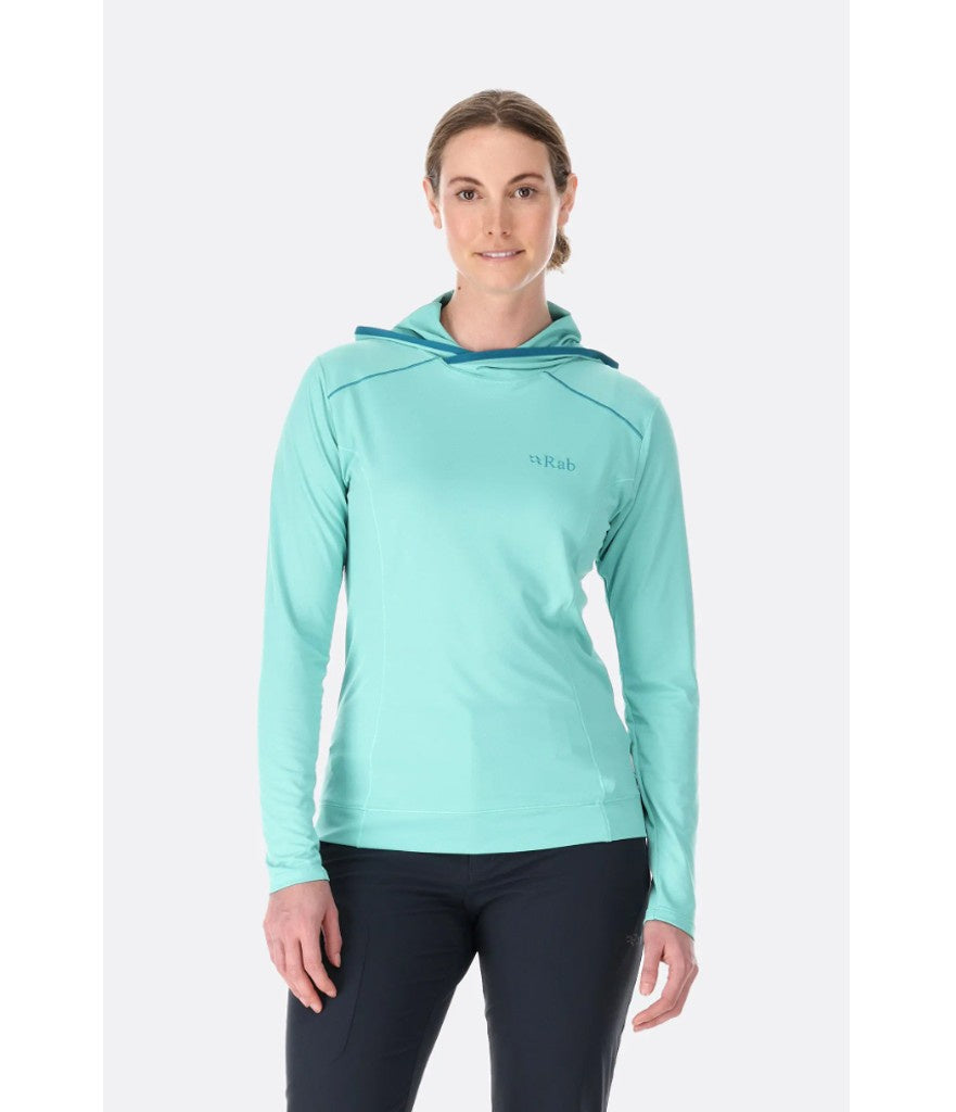 WOMENS FORCE HOODY - MELTWATER