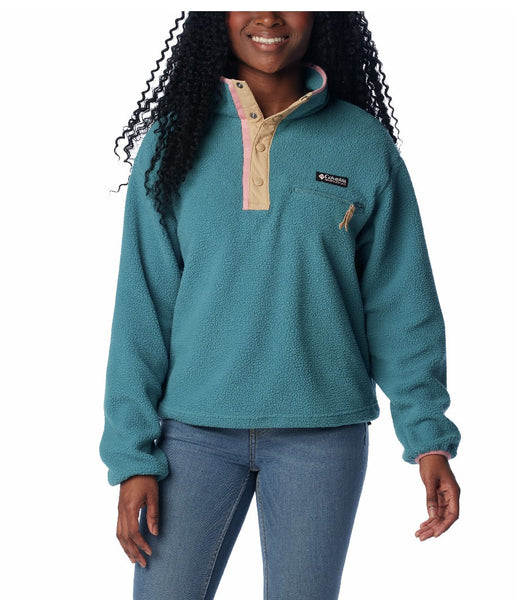 WOMEN'S HELVETIA CROPPED HALF SNAP - CLOUDBURST
