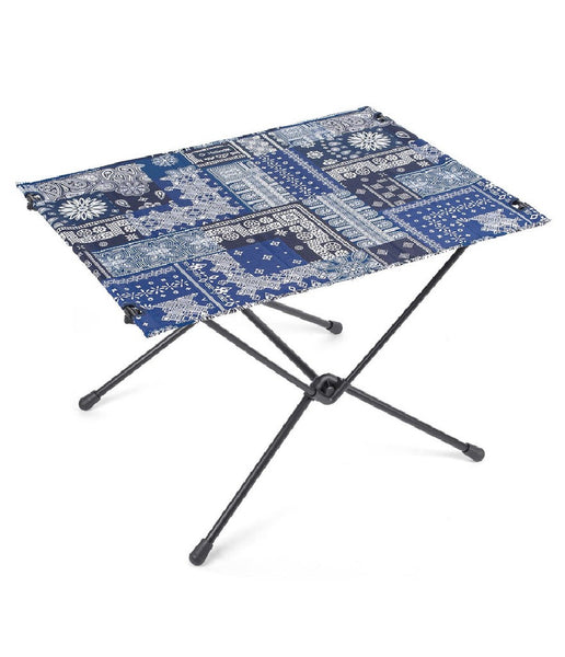 HELINOX TABLE ONE HARD TOP - L - BLUE BANDANNA QUILT