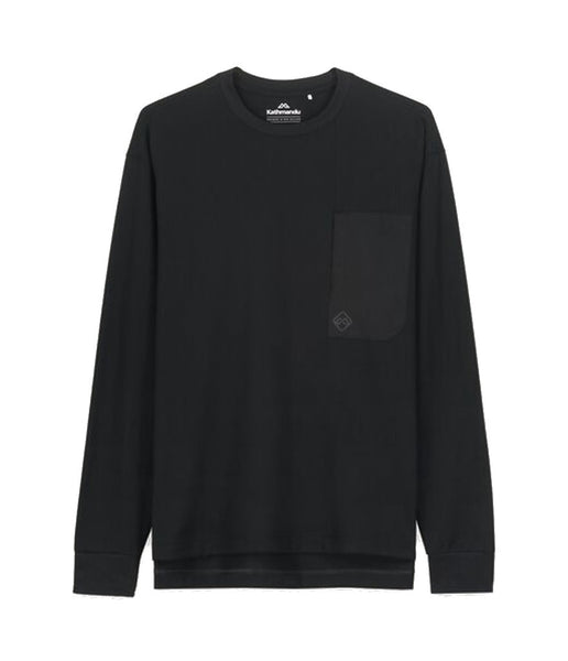 MEN'S VANDER POCKET L/S TEE - BLACK