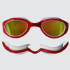 ATTACK SWIM GOGGLES - POLARIZED LENS - RED/WHITE - OS